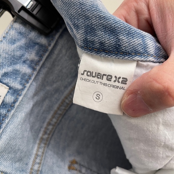 Square X2 Jeams ripped made in Korea - Picture 3 of 7